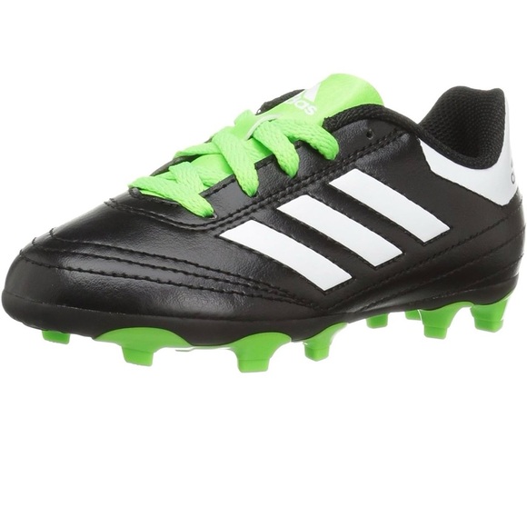 adidas Other - adidas Black with Neon Green Youth Soccer Cleats